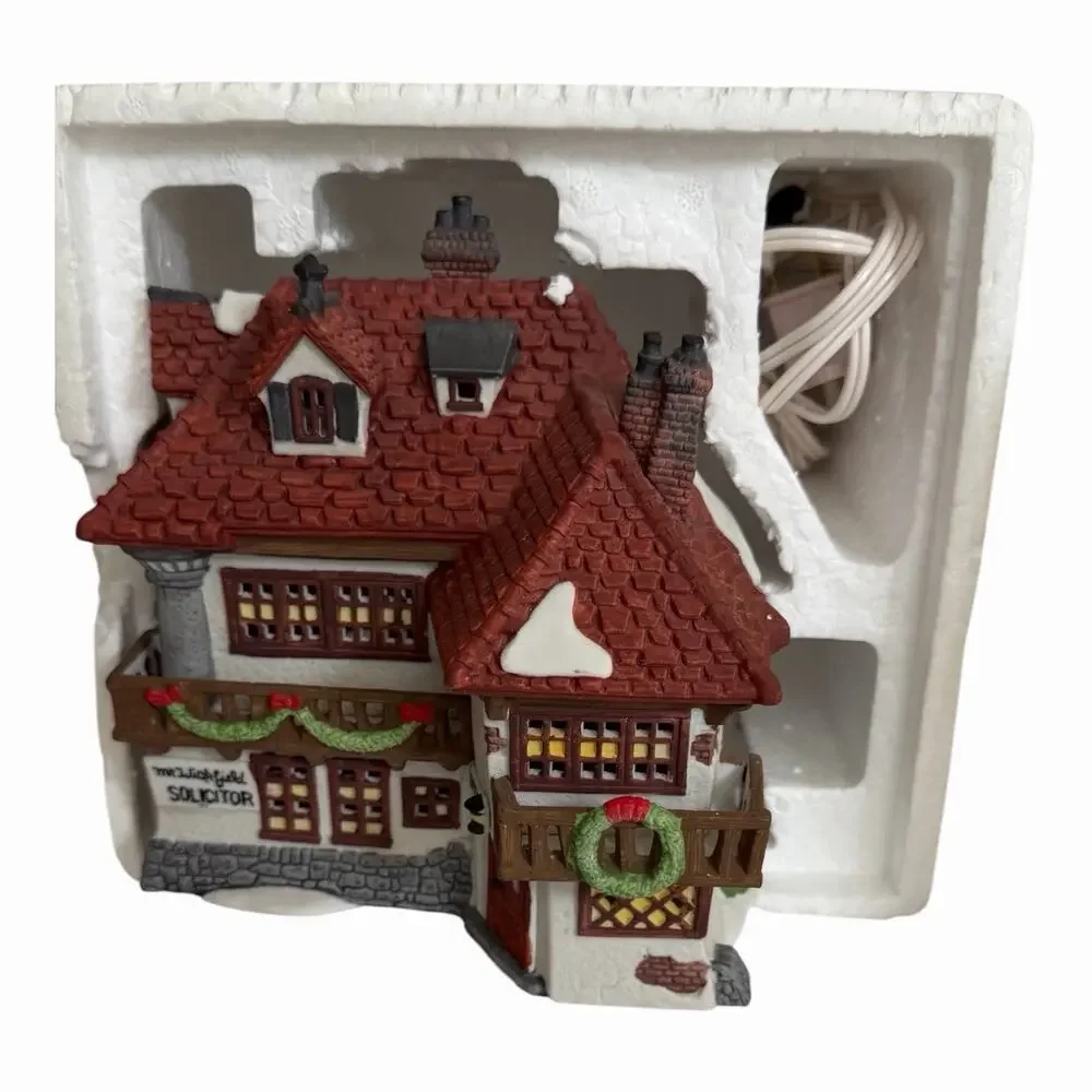 Vintage 1989 Dept 56 “Mr. Wickfield Solicitor” David Copperfield Dickens Village